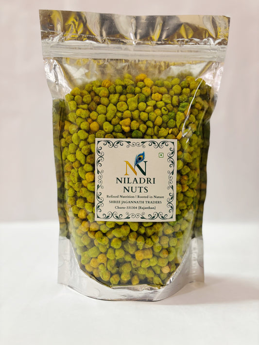 Pudina Roasted Chana – 500g | Mint Flavored Roasted Chickpeas | Healthy Namkeen Snack | High Protein | Gluten-Free & Crunchy Snack