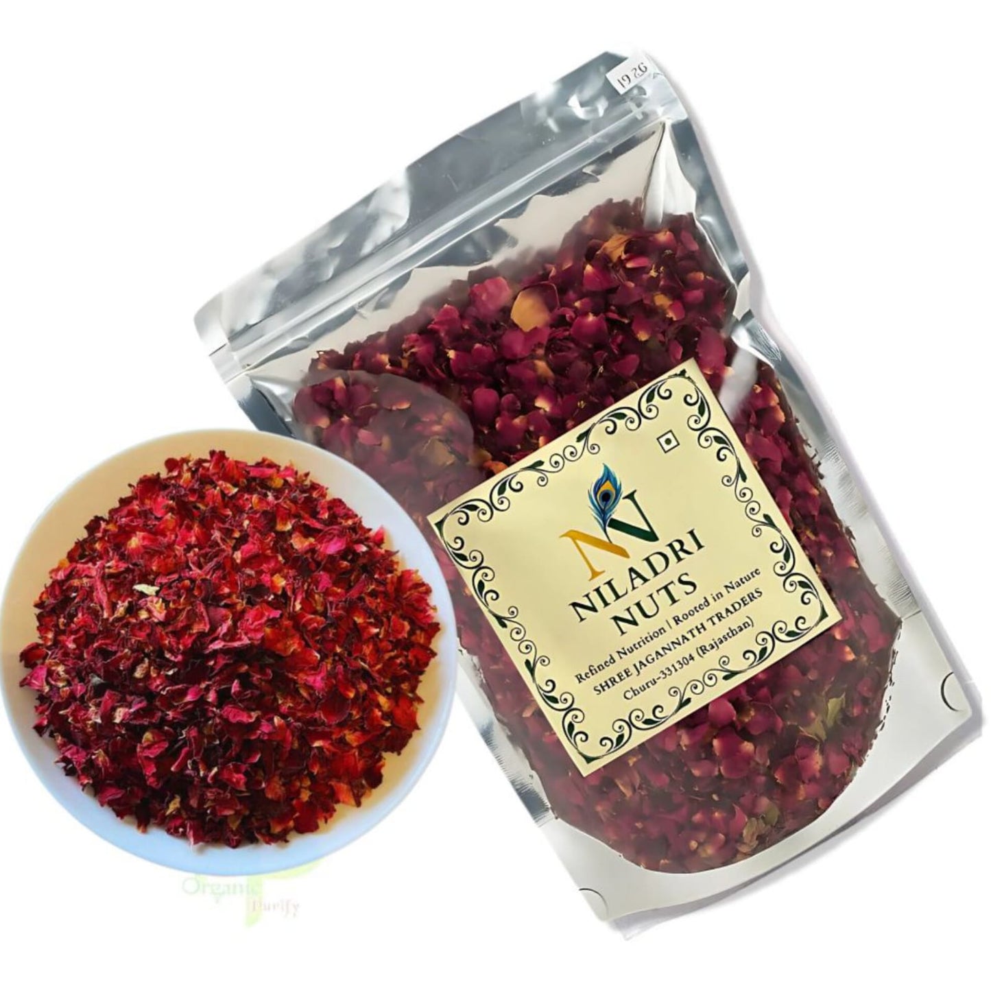 Premium Dried Rose Petals – Food-Grade  & 100% Natural