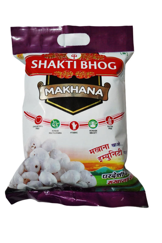 Shaktibhog Premium Makhana – Handpicked, Crispy & Healthy Fox Nuts | Natural & Gluten-Free Snack